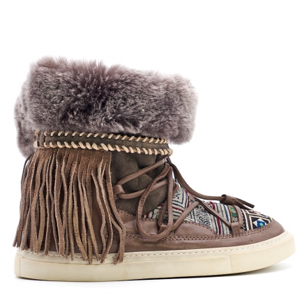 BOTAS ALASKA PIEL COLOR MARRÓN - TALLA 40