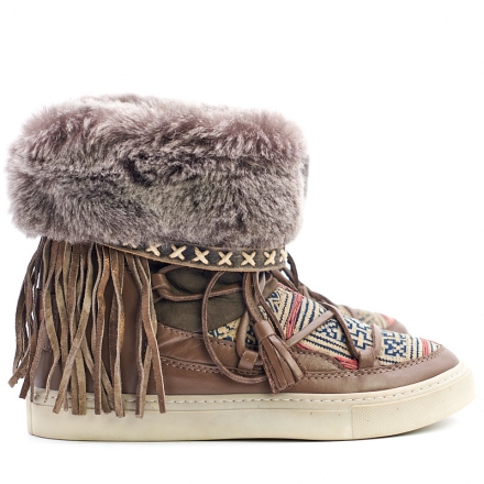 BOTAS ALASKA PIEL COLOR MARRÓN - TALLA 37