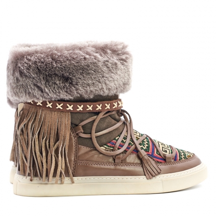 BOTAS ALASKA PIEL COLOR MARRÓN - TALLA 41