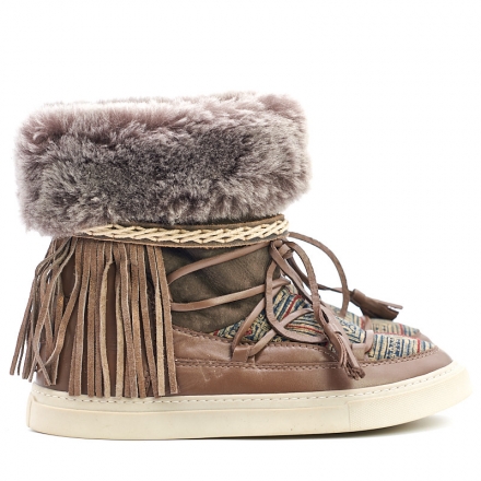 BOTAS ALASKA PIEL COLOR MARRÓN - TALLA 41