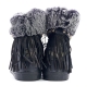 BOTAS ALASKA PIEL COLOR NEGRO - TALLA 41