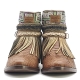 BOTAS BOHO SERPIENTE PIEL MARRÓN - TALLA 40