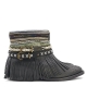 BOTAS BOHO SERPIENTE PIEL NEGRA - TALLA 36