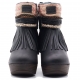 BOTAS BOHO TACON PIEL NEGRO - TALLA 41