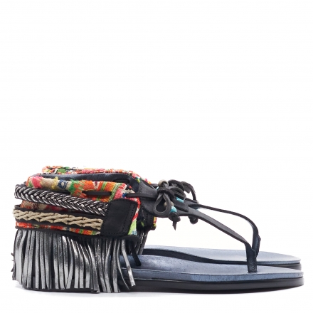 SANDALIA INDIE NEGRO - TALLA 39