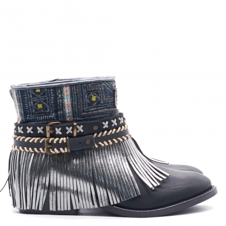 BOTA BOHO PIEL NEGRA - TALLA 37