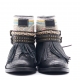 BOTAS BOHO SERPIENTE PIEL NEGRA - TALLA 36