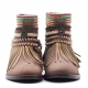 BOTAS BOHO PIEL MARRON - TALLA 36