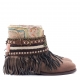 BOTAS BOHO PIEL MARRON - TALLA 36