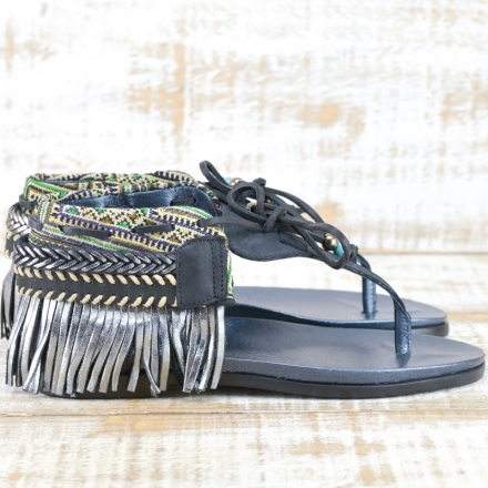 SANDALIA INDIE NEGRO - TALLA 37