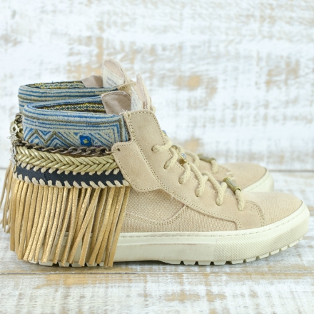 SNEAKERS BOHO CANVAS LINO - TALLA 37